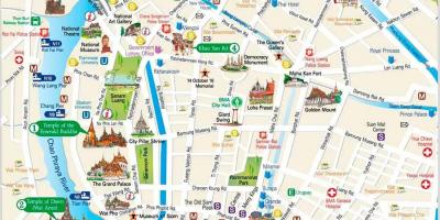 Bangkok platser att besöka karta