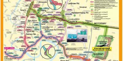 Karta över bangkok expressway