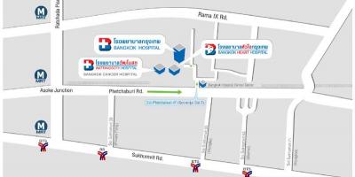 Karta över bangkok hospital