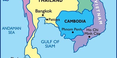 Karta över bangkok läge