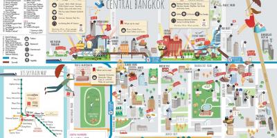 Bangkok shopping mall karta