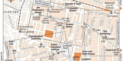 Bangkok centrala karta