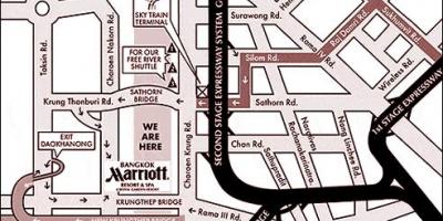 Karta över marriott bangkok